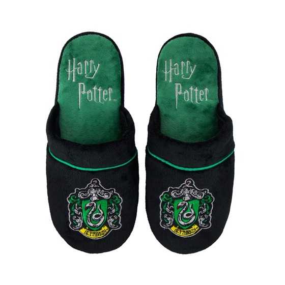 Slytherin-Pantoffeln Größe M/L - Harry Potter