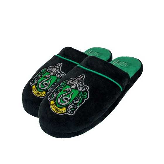 Slytherin-Pantoffeln Größe M/L - Harry Potter