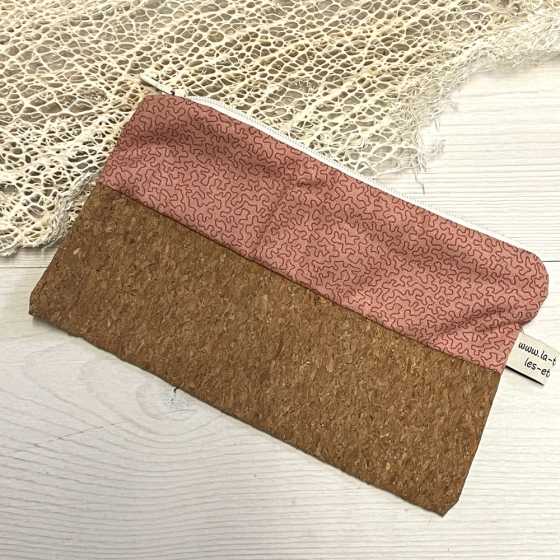 Kleine Kosmetiktasche rosa