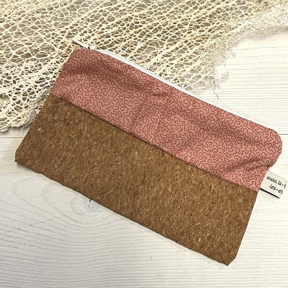 Kleine Kosmetiktasche rosa