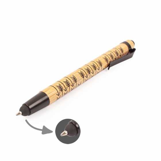 Kugelschreiber aus Bambusholz - Bambuskuli mit Touchpen