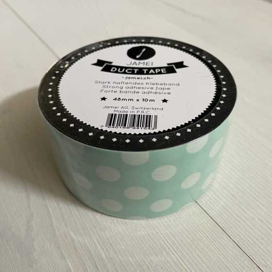 Ruban adhésif - Pois vert - Jamei Duct Tape