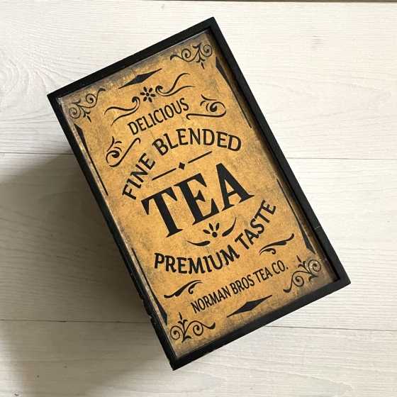 Teedose im Vintage-Stil