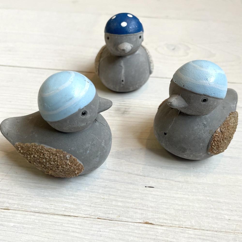 Kleine Ente aus Zierbeton