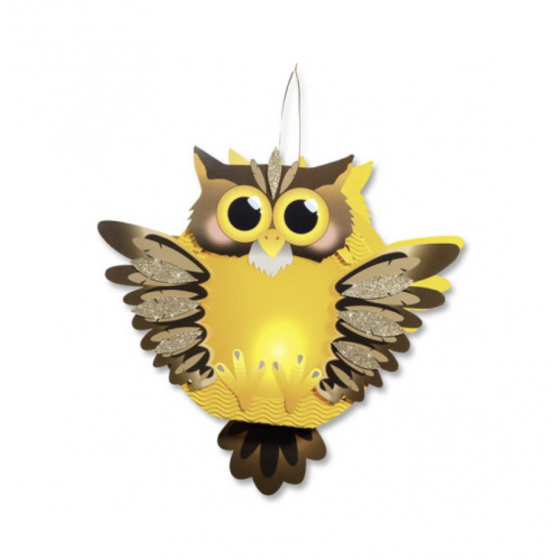 Folia Laternen-Bastelset Eule
