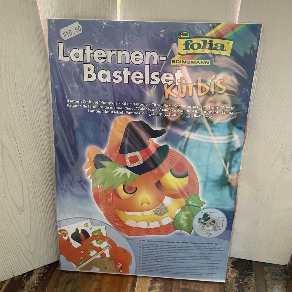 Folia Kit de bricolage lanterne Citrouille