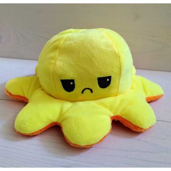 Plüschtier Octopus zum Umdrehen 20 cm