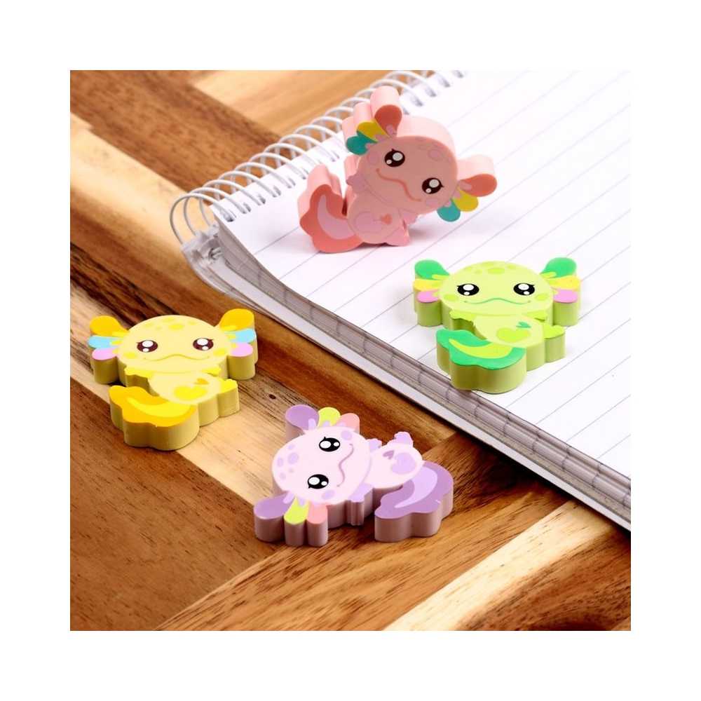 Lot de 2 Gommes - Axolotl (Salamandre)