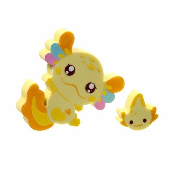 Lot de 2 Gommes - Axolotl (Salamandre)