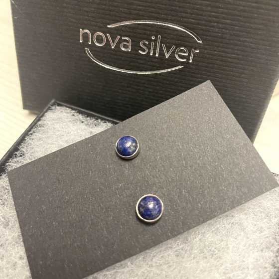 Clous d'oreilles Lapis Lazuli 6mm