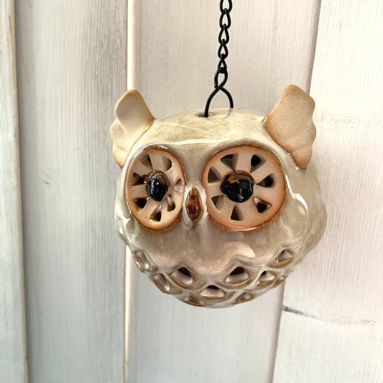 Hibou photophore - beige