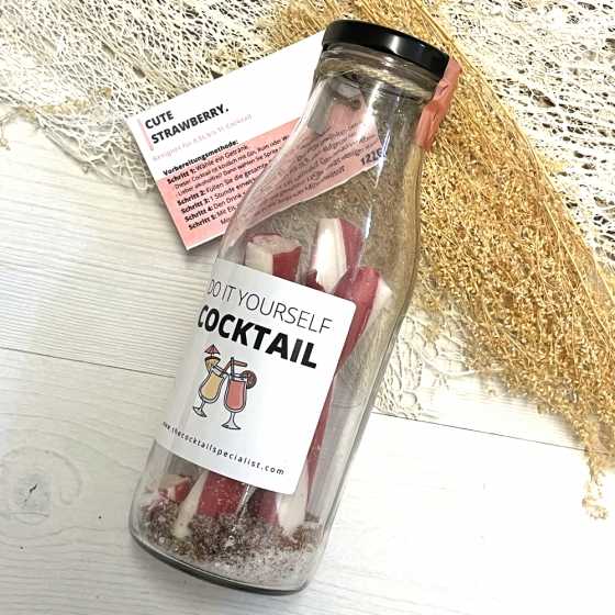 Cocktail Diy - Cute strawberry