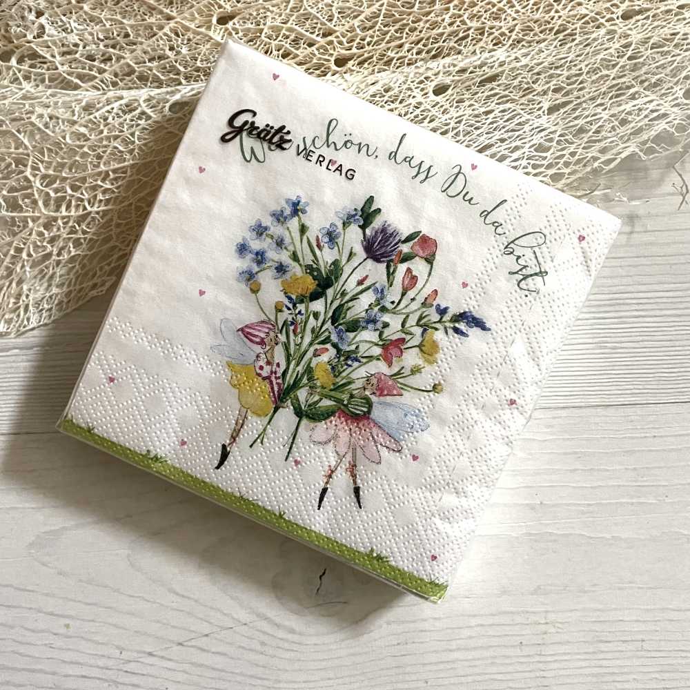 Serviettes "Wie schön, dass du da bist"