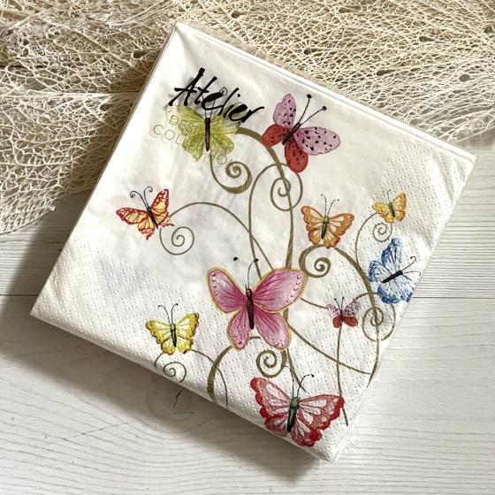 Serviettes Papillons