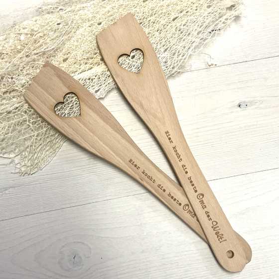 Spatule en bois "Hier kocht die beste Oma der Welt!"