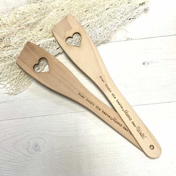 Spatule en bois "Hier kocht die beste Mama der Welt!"