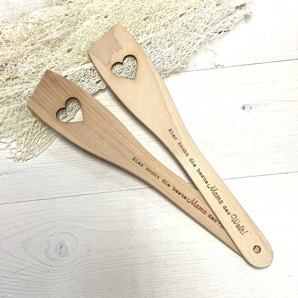 Spatule en bois "Hier kocht die beste Mama der Welt!"