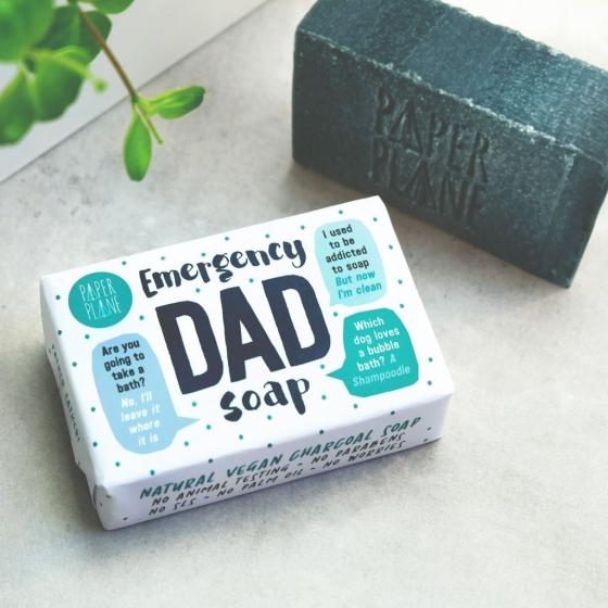 Notfallseife Dad – Aktivkohle, Rosmarin & Limette