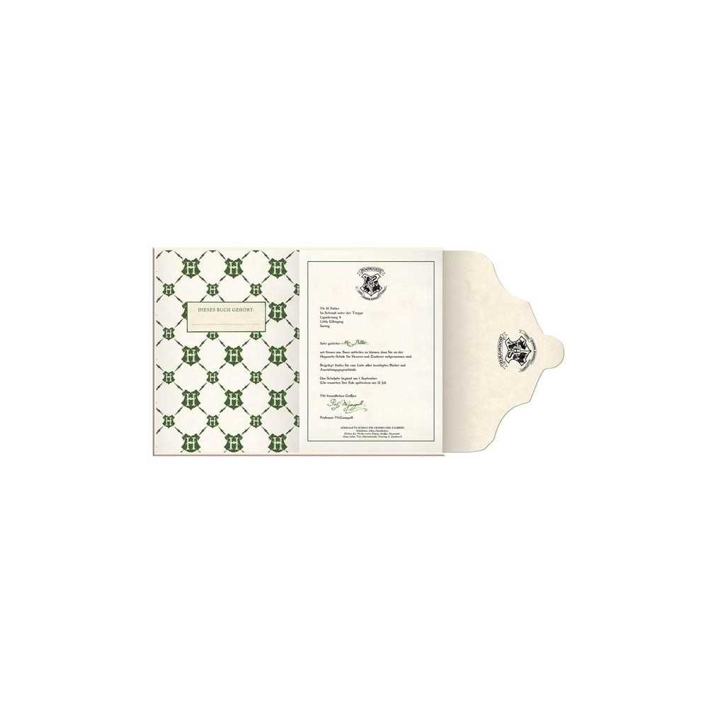 Hogwarts-Aufnahmebrief - Harry Potter-Notizbuch