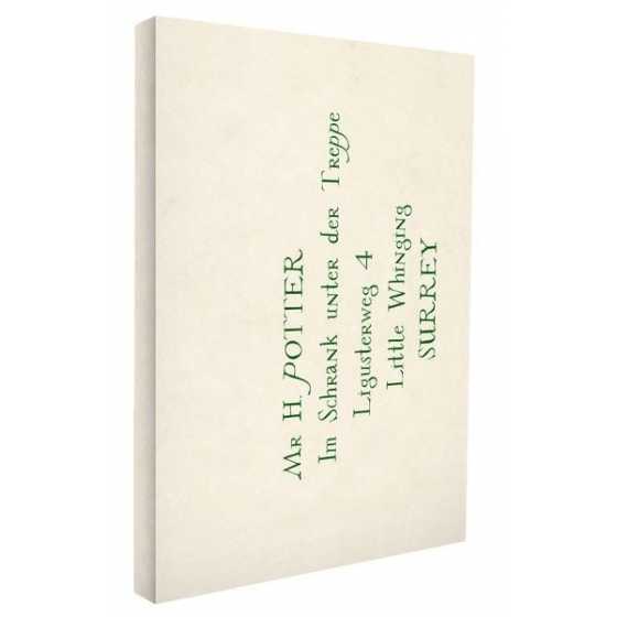 Lettre d'admission à Poudlard - Carnet Harry Potter