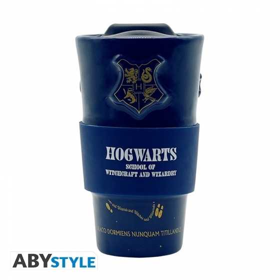 3D-Keramik-Reisebecher Hogwarts - Harry Potter