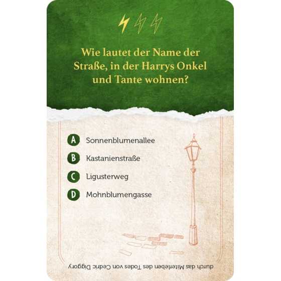 Kartenspiel: Das inoffizielle Quiz für Harry Potter-Fans