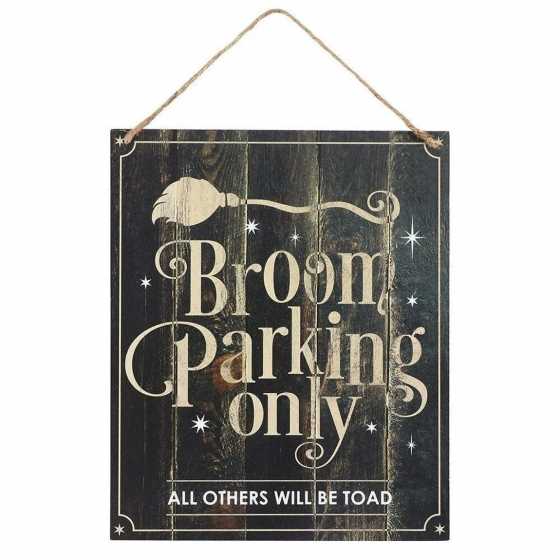 Broom Parking Only Panneau en MDF