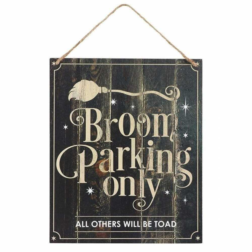 Broom Parking Only MDF-Platte