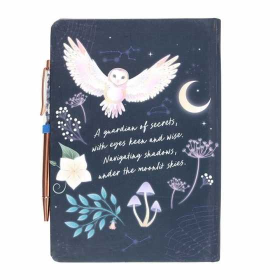 Journal Night Owl avec stylo en sodalite