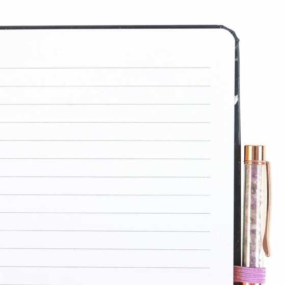 Midnight Moth Journal mit Amethyst-Stift
