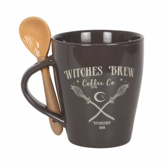 Ensemble tasse et cuillère Witches Brew Coffee Co.