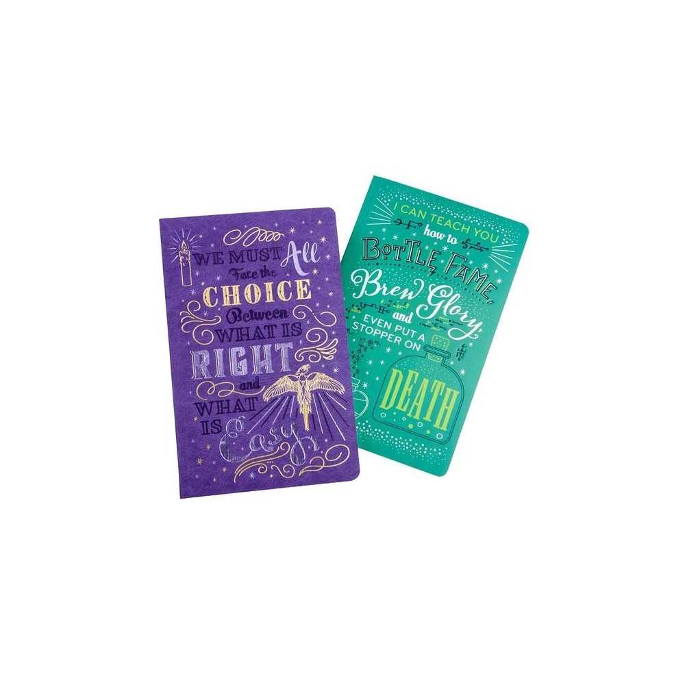 Notizbuch-Set der Charaktere: Albus Dumbledore und Severus Snape - Harry Potter