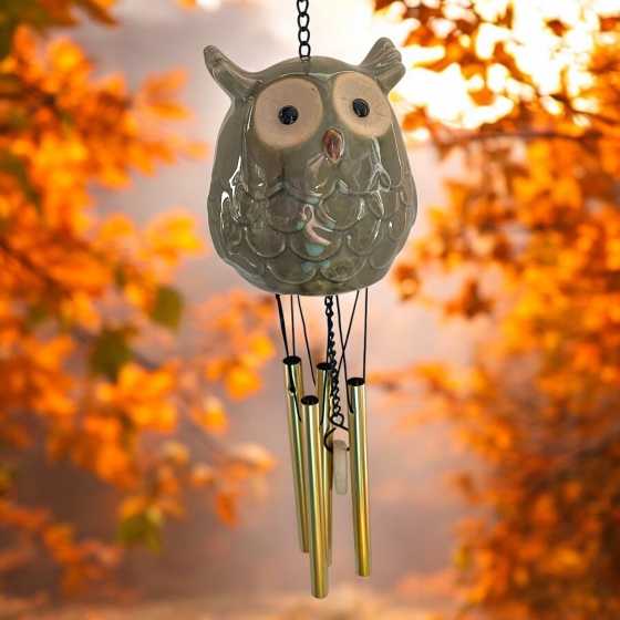 Hibou carillon à suspendre...