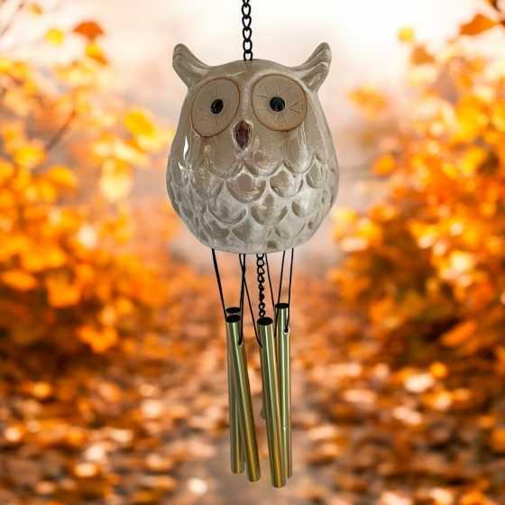 Hibou carillon à suspendre...