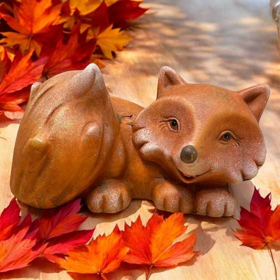 Fuchs Terracotta liegend