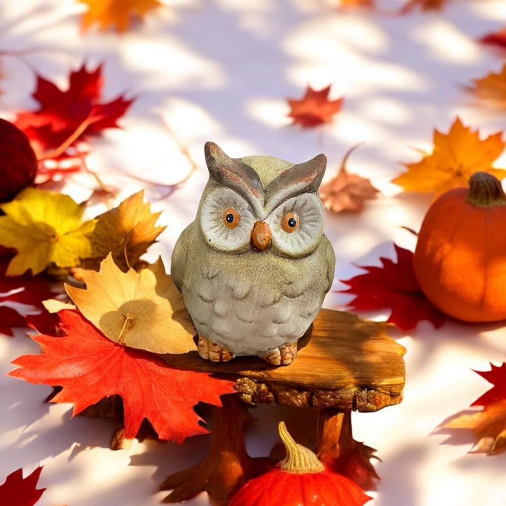 Hibou en terracotta