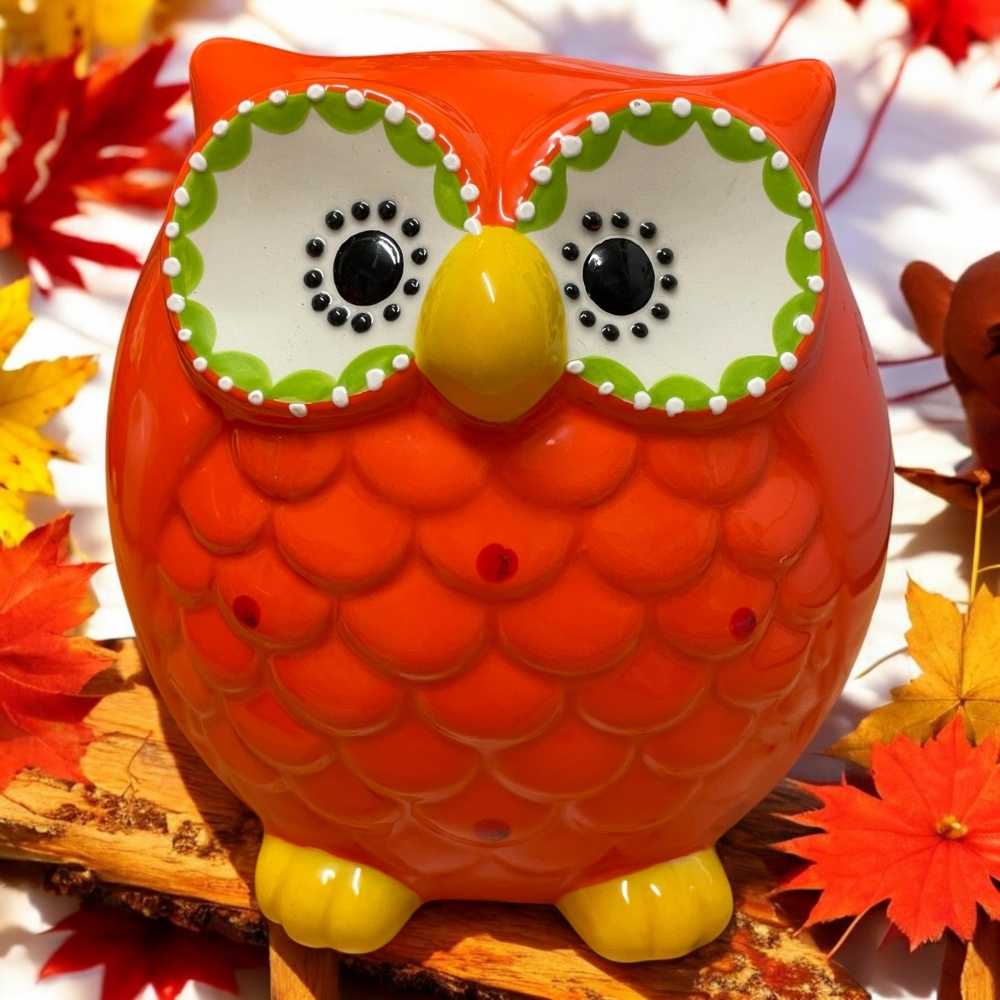 Grande tirelire hibou