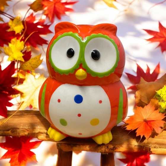 Tirelire hibou moyenne