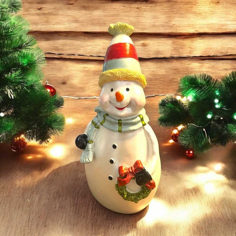 Grosser Schneemann aus Harz