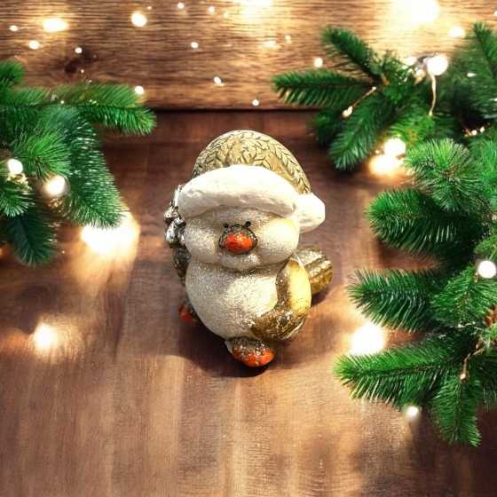 Petit oiseau en terracotta - sapin