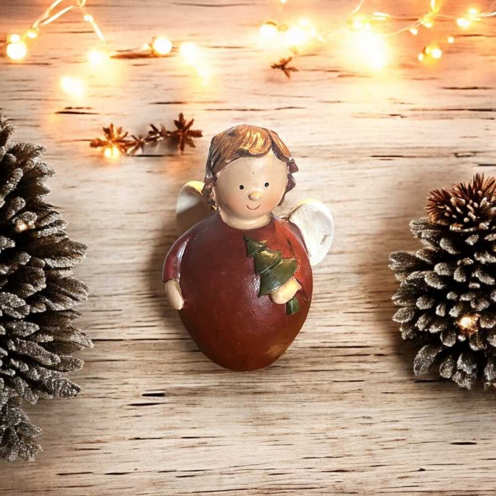 Petit ange rouge en résine