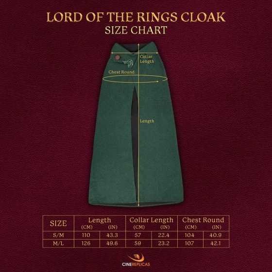 Cape de Hobbit taille M/L - Le Seigneur des Anneaux
