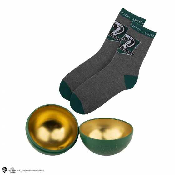 Weihnachtskugel Slytherin-Socken - Harry Potter