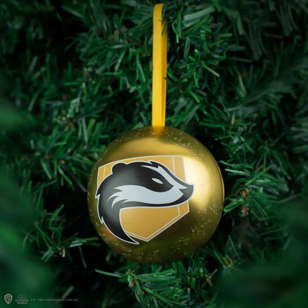 Weihnachtskugel mit Hufflepuff-Socken - Harry Potter