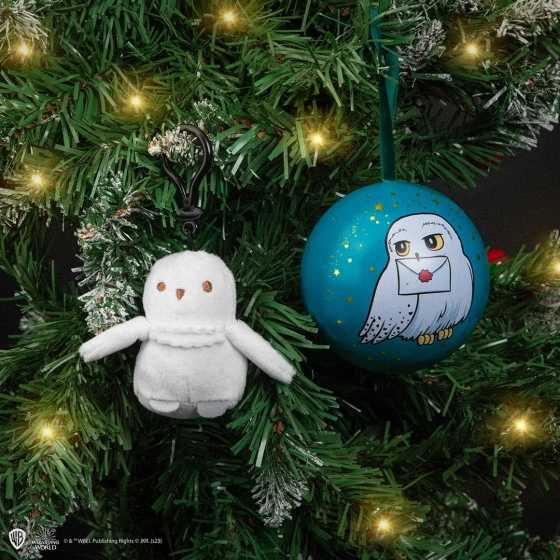 Boule de Noël Peluche Hedwige - Harry Potter