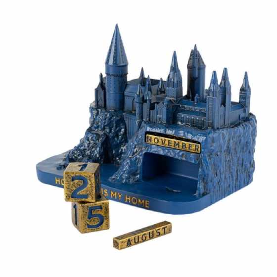 Calendrier perpétuel Harry Potter 3D de Poudlard