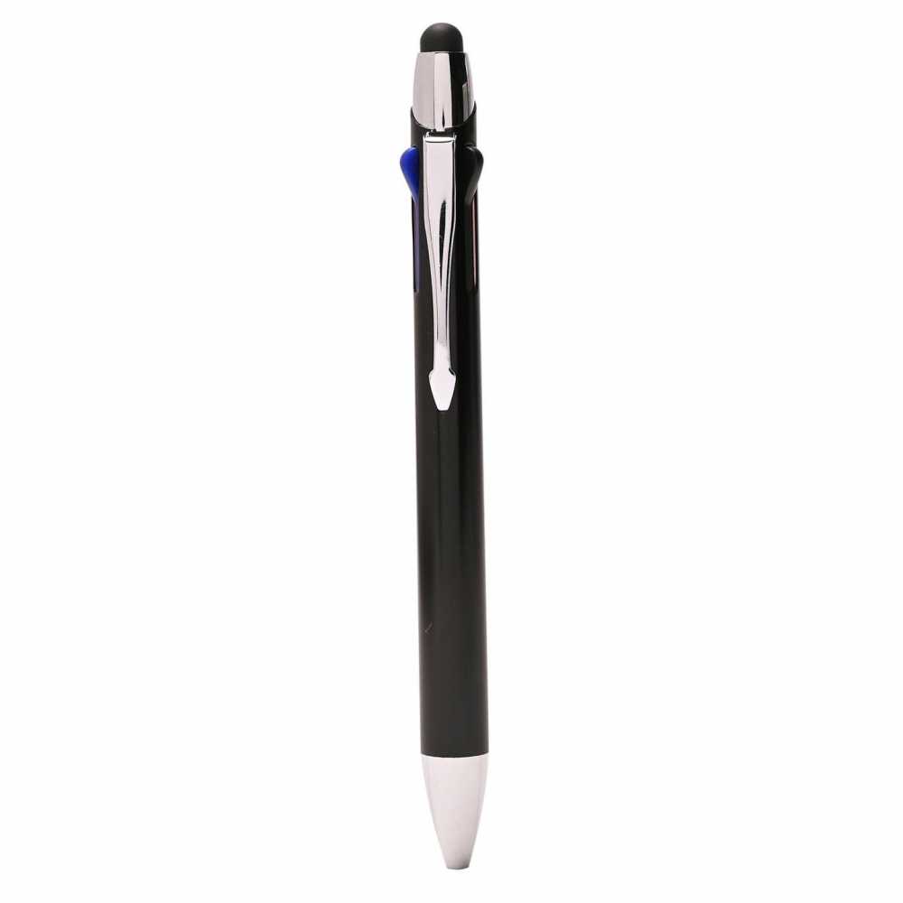 Stylo multicolore 3 en 1 Stratton Metal avec stylet