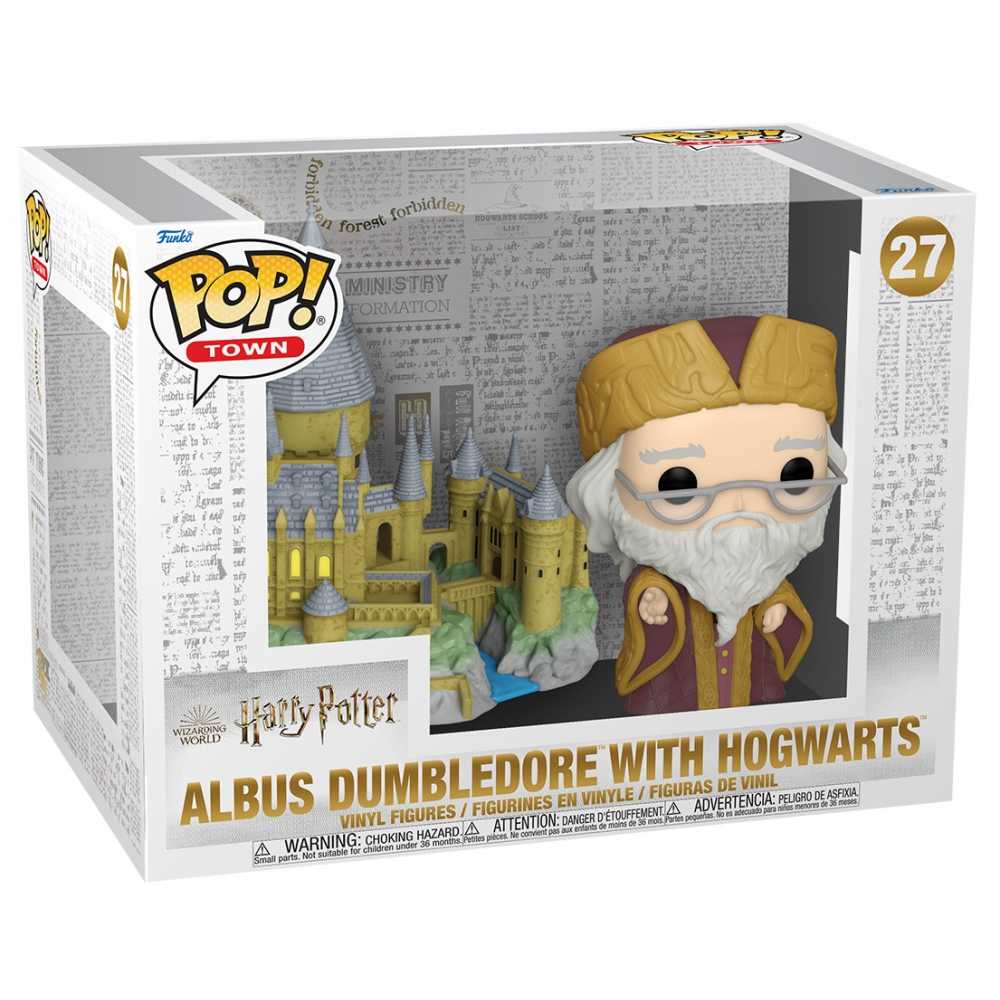 Dumbledore w/Hogwarts - Harry Potter (27) - POP Movie - Town
