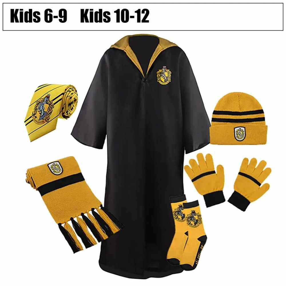 Pack vêtements Enfant 6 pièces Poufsouffle 10-12 ans - Harry Potter