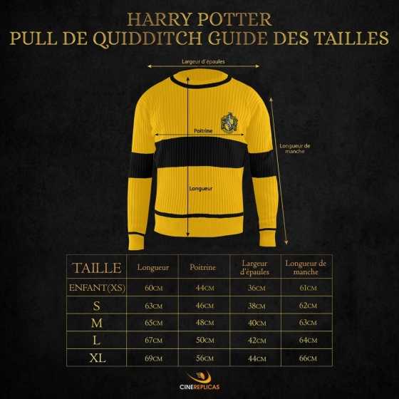 Pull de Quidditch Poufsouffle - Harry Potter